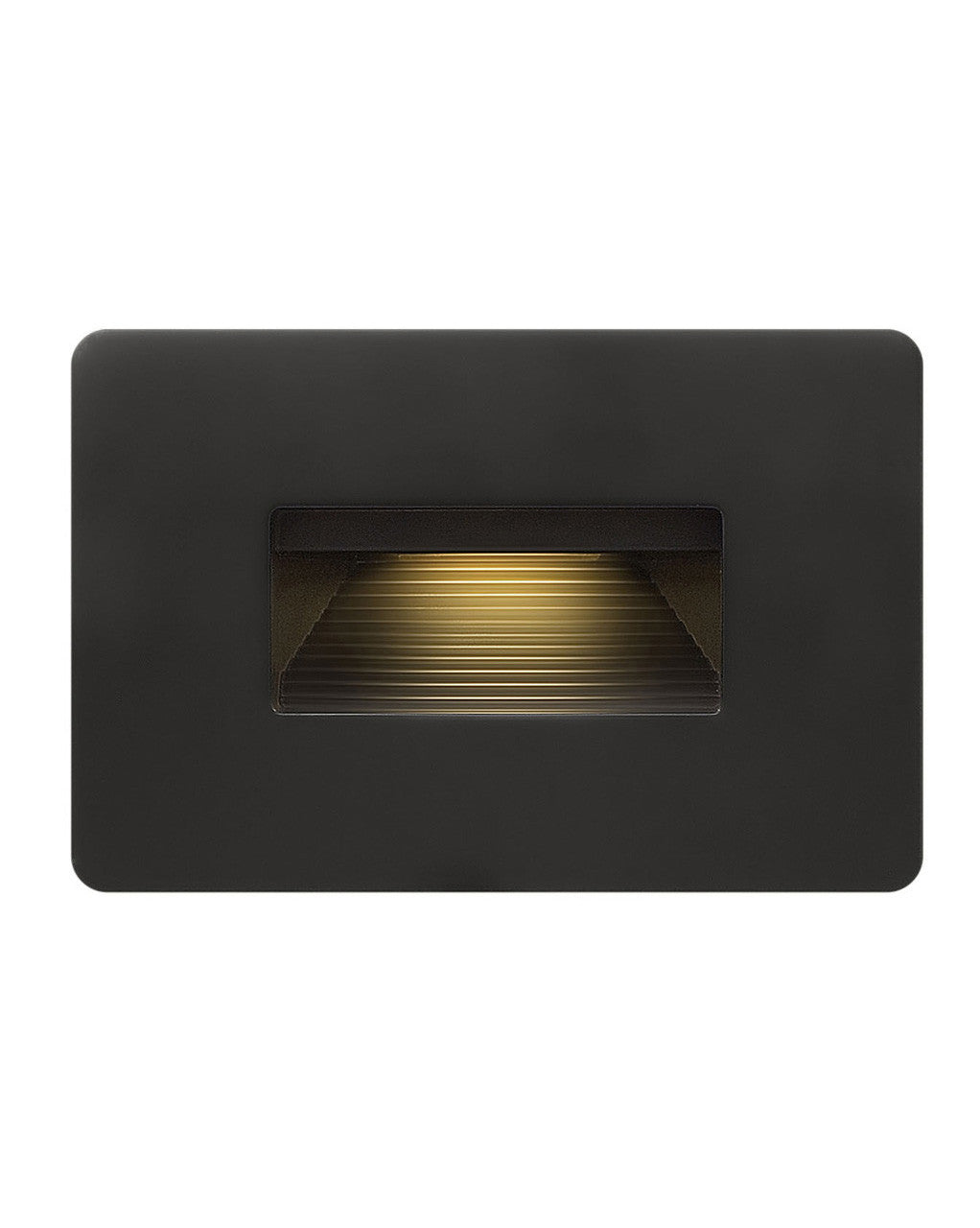 Hinkley Lighting Luna Step Light 12v Horizontal 2700K Satin Black 15508SK