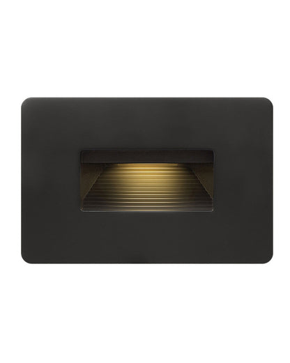 Hinkley Lighting Luna Step Light 12v Horizontal 2700K Satin Black 15508SK