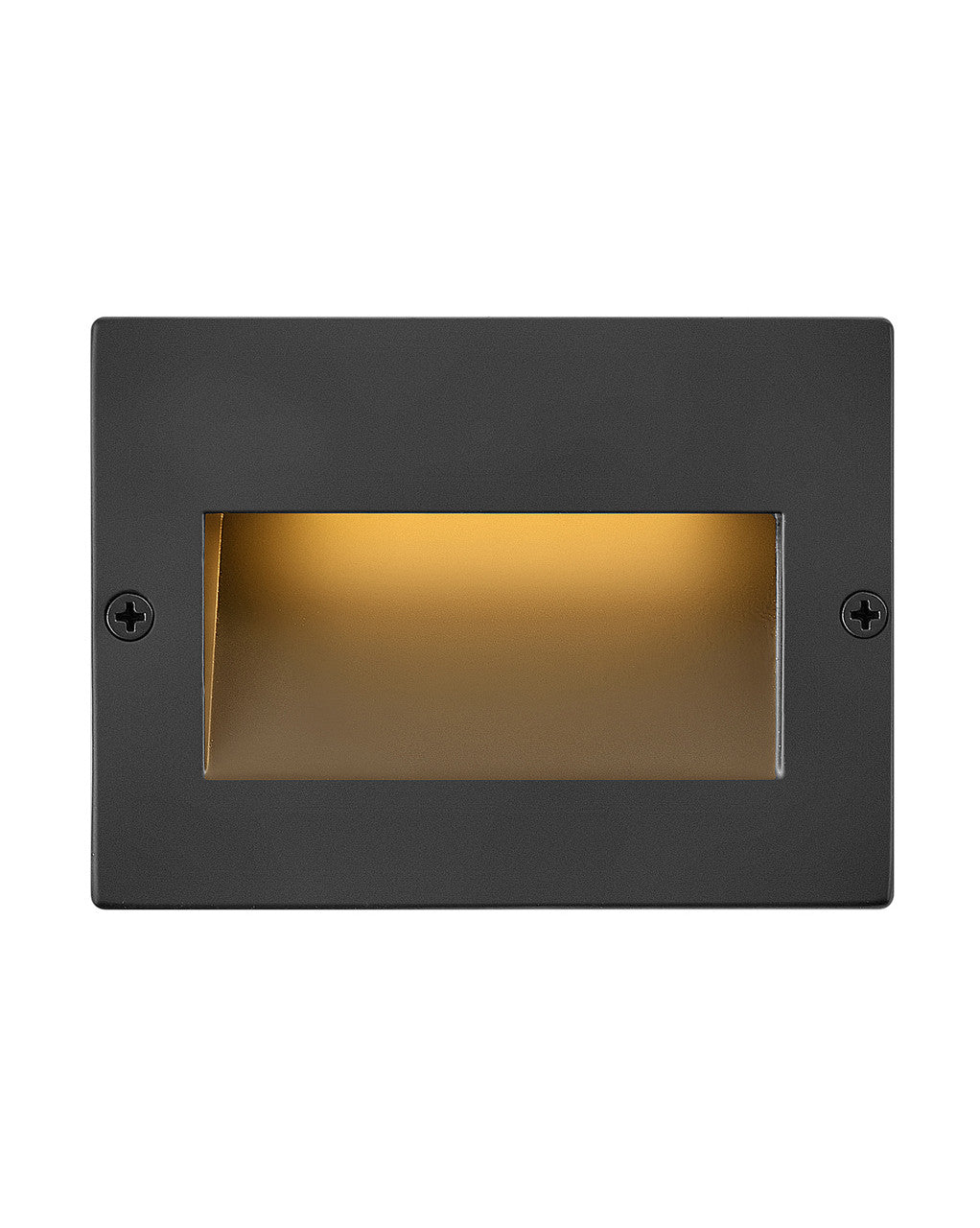 Hinkley Lighting Taper Deck Sconce Taper Step 12v Horizontal in Satin Black 1563SK