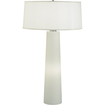 Robert Abbey  Rico Espinet Rico Espinet Olinda Table Lamp in Frosted White Cased Glass Base with Night Light 1578W