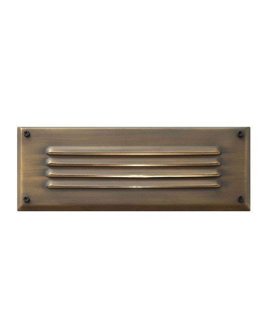 Hinkley Lighting Hardy Island Louvered LED Brick Light Matte Bronze LED Bulb(s) Included 1594MZ-LL