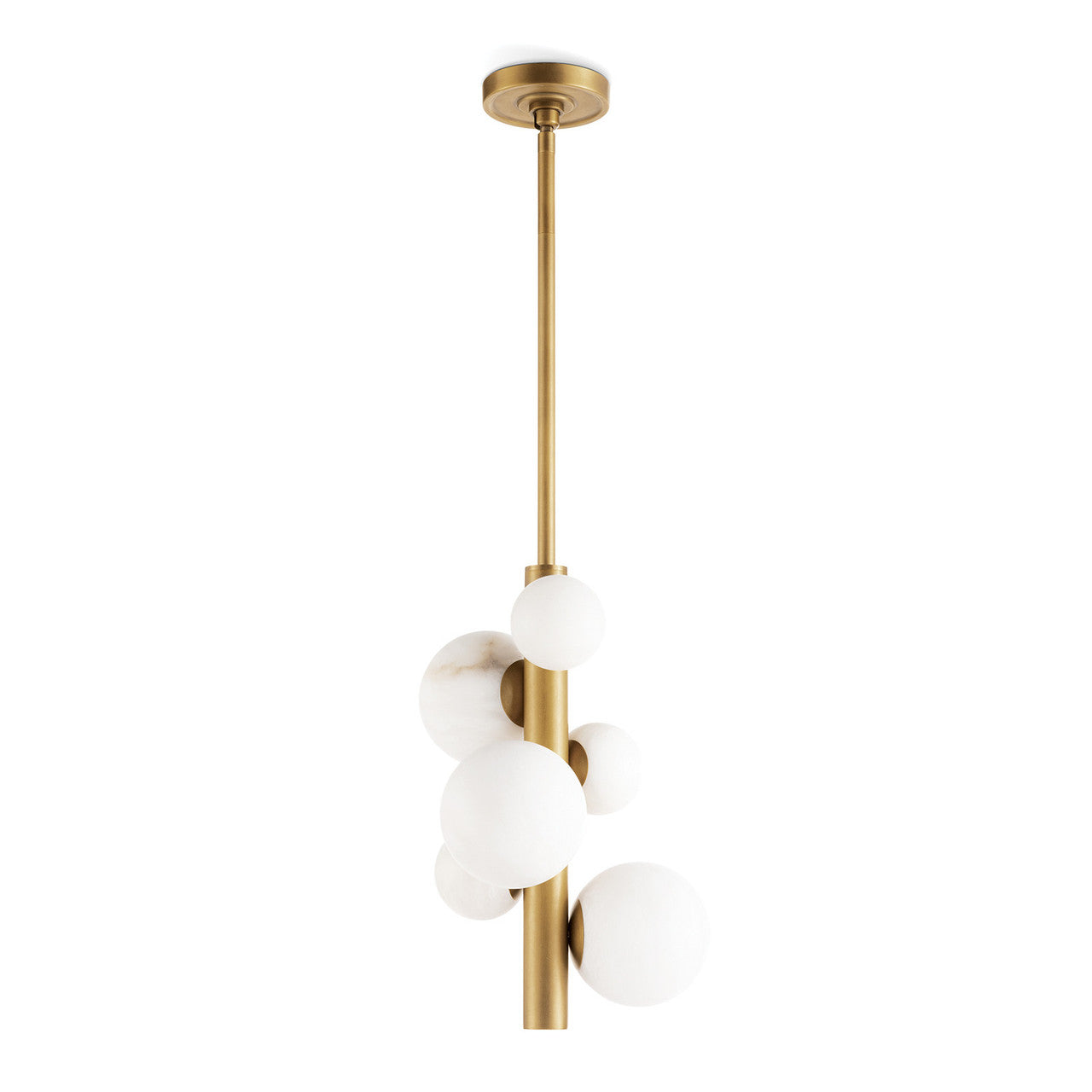 Regina Andrew Styx Vertical Pendant in Natural Brass 16-1411NB