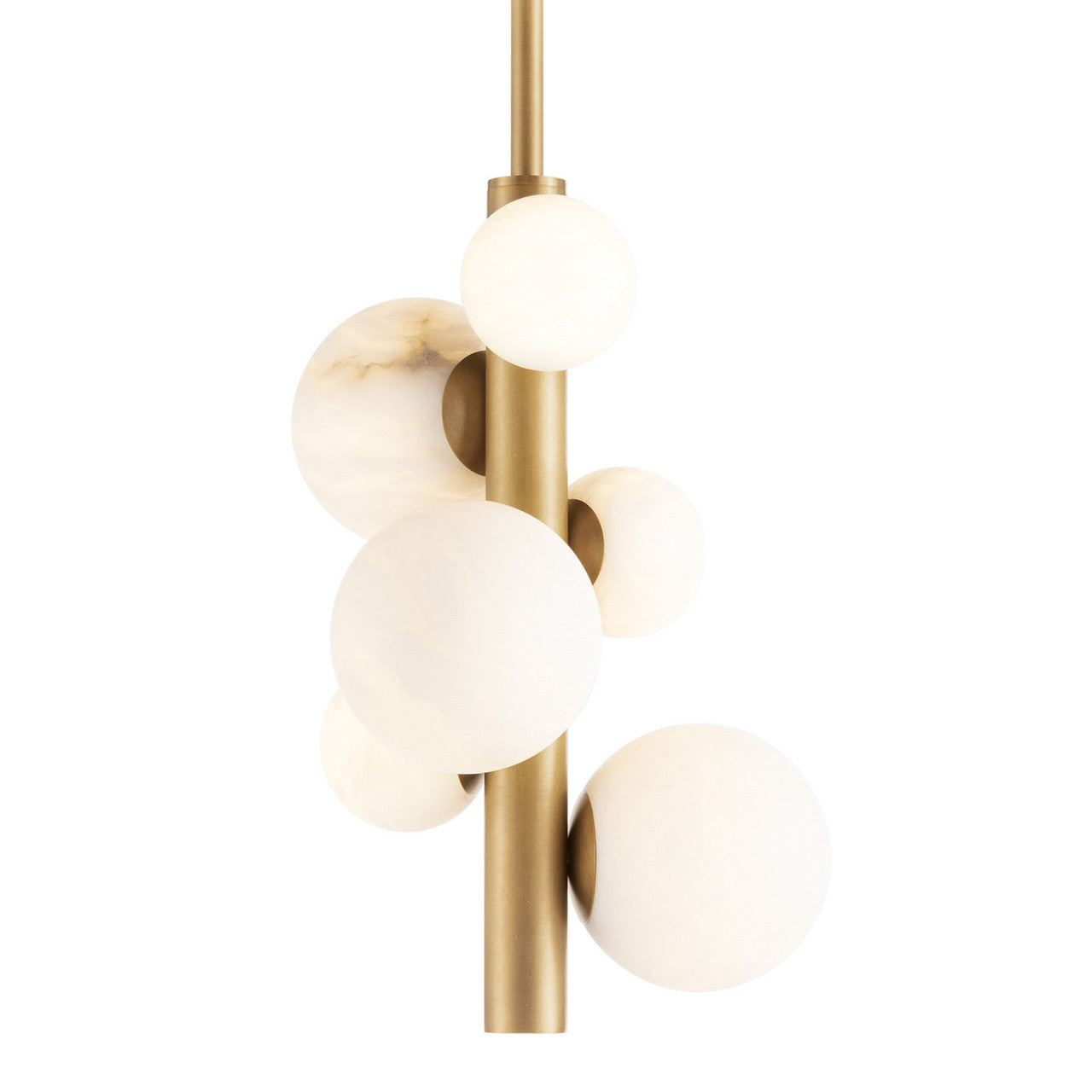 Regina Andrew Styx Vertical Pendant in Natural Brass 16-1411NB