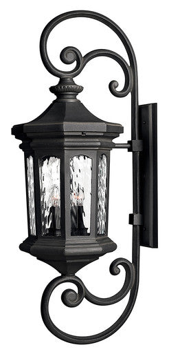 Hinkley Lighting Raley Extra Large Wall Mount Lantern Museum Black LED Bulb(s) Included 1609MB-LL