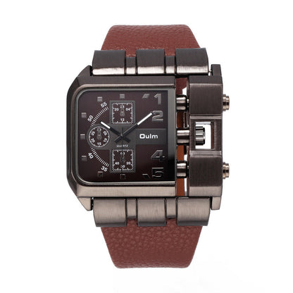 Qulm Casual single movement quartz mens's watch