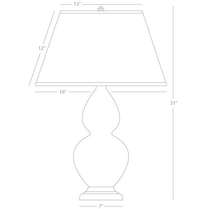 Robert Abbey  Double Gourd Table Lamp 1741S