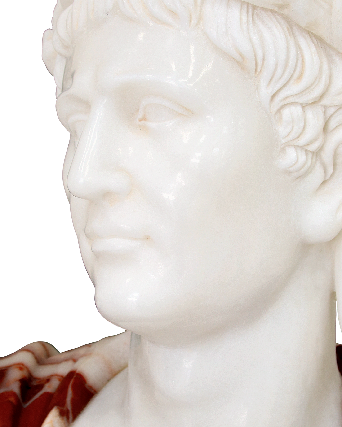 Currey & Co. Cristos Marble Bust Sculpture 1200-0663