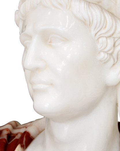 Currey & Co. Cristos Marble Bust Sculpture 1200-0663