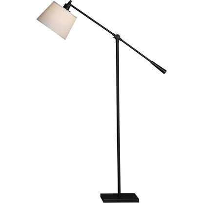 Robert Abbey  Real Simple Floor Lamp in Matte Black Powder Coat Finish over Steel 1834