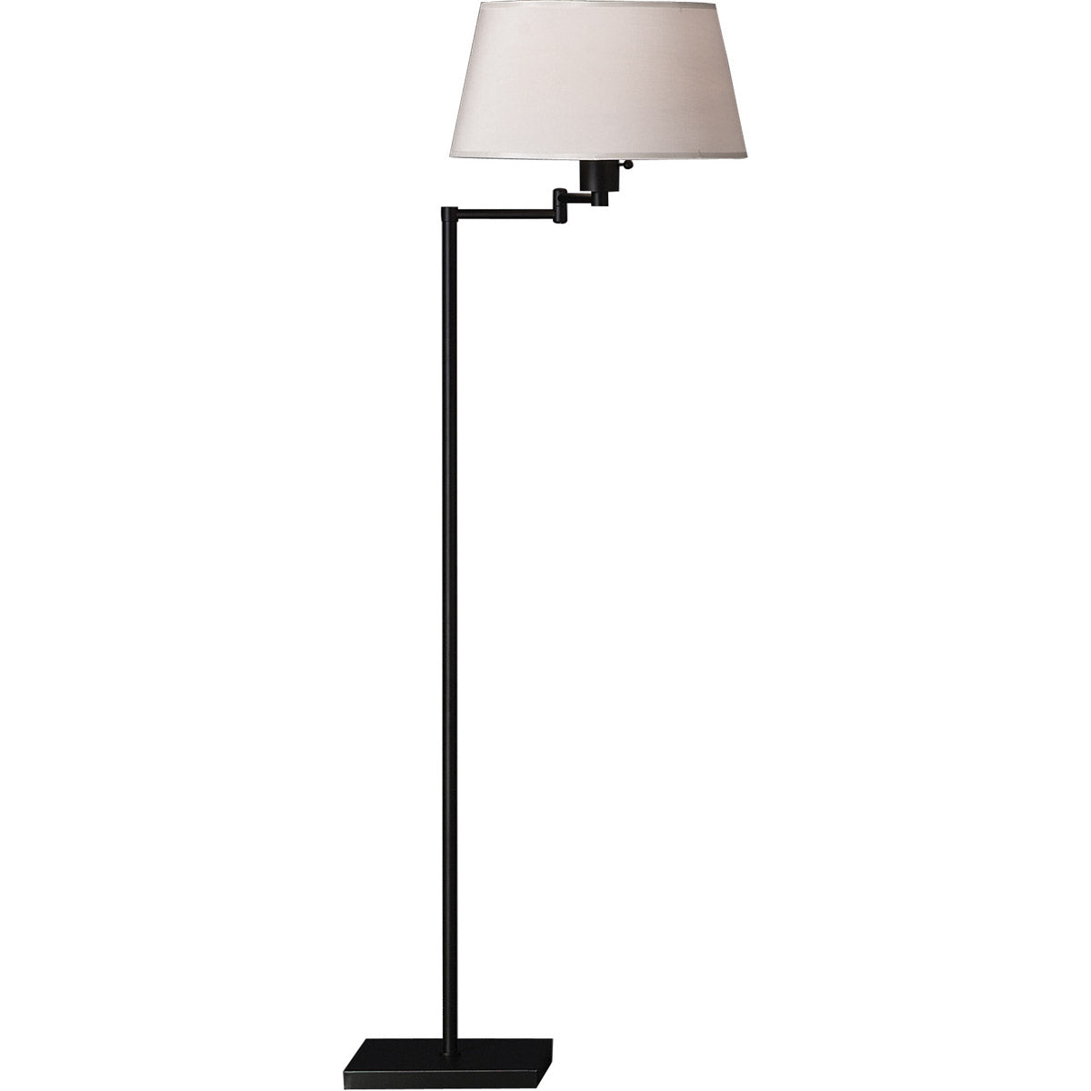 Robert Abbey  Real Simple Floor Lamp in Matte Black Powder Coat Finish over Steel 1835