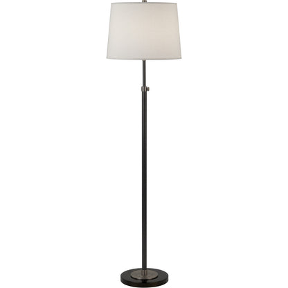 Robert Abbey  Bruno Floor Lamp in Lead Bronze Finish with Ebonized Nickel Accents 1842X