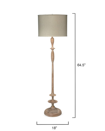 Jamie Young Petite Paro Floor Lamp 1PETI-FLBW