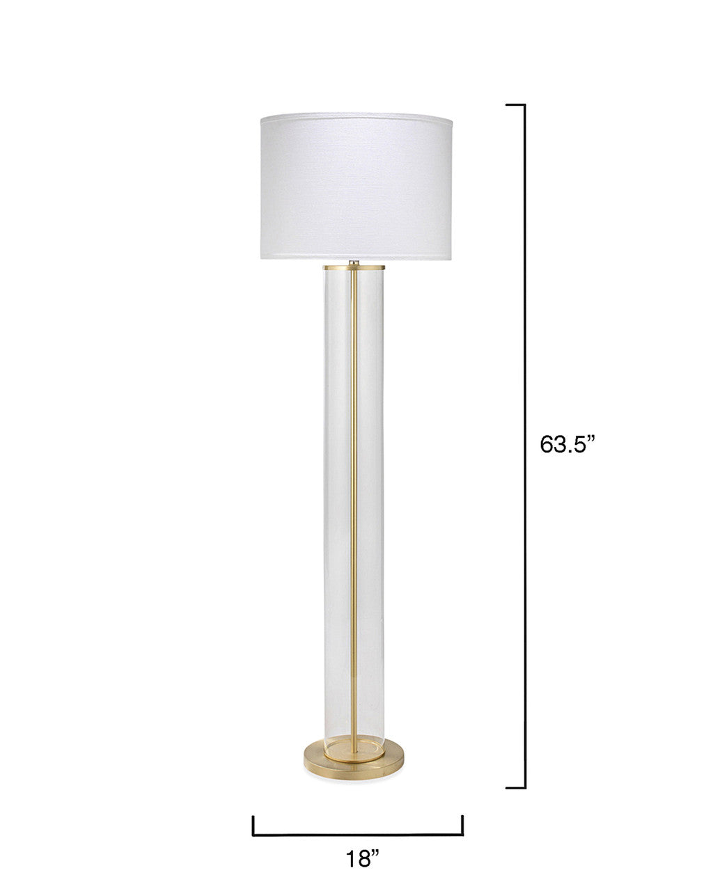 Jamie Young Vanderbilt Floor Lamp 1VAND-FLBR