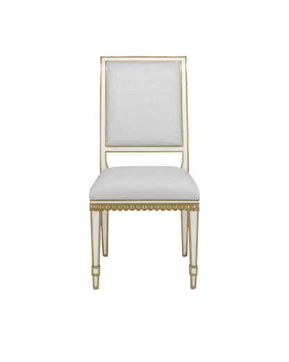 Currey & Co. Ines Mist Ivory Chair 7000-0152