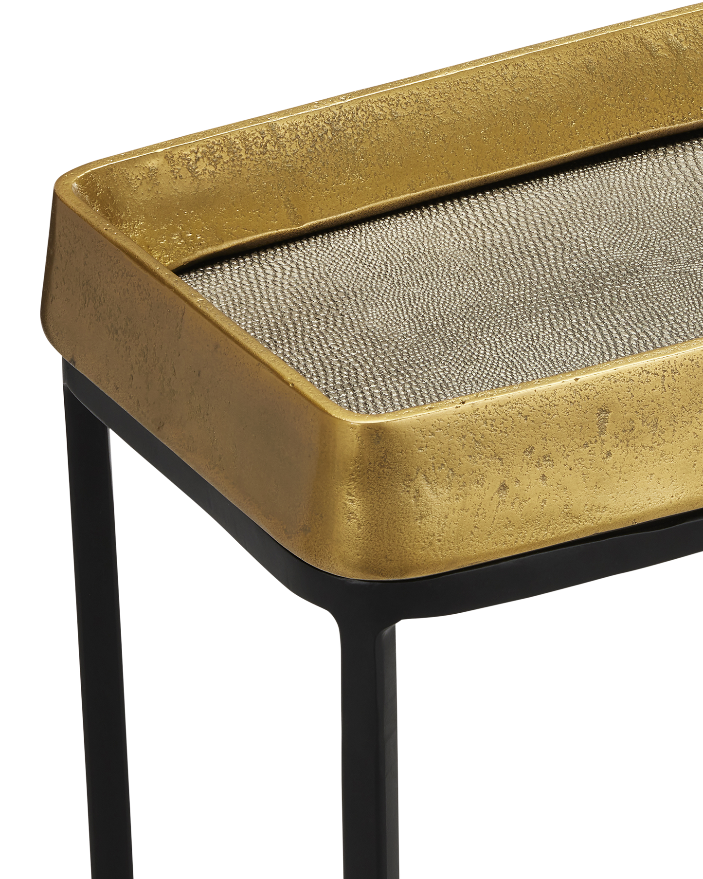 Currey & Co. Tanay Brass Side Table 4000-0148