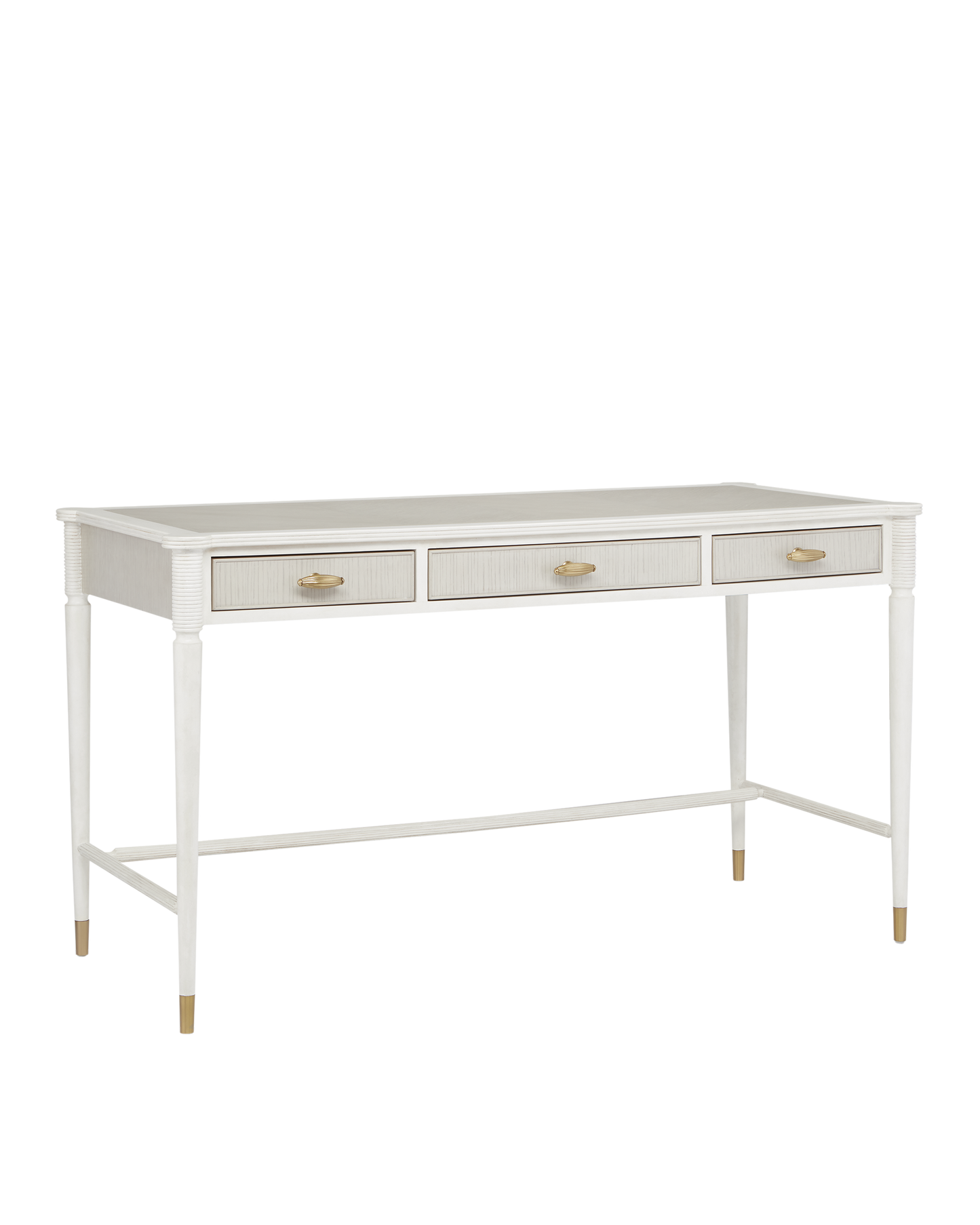 Currey & Co. Aster White Desk 3000-0190