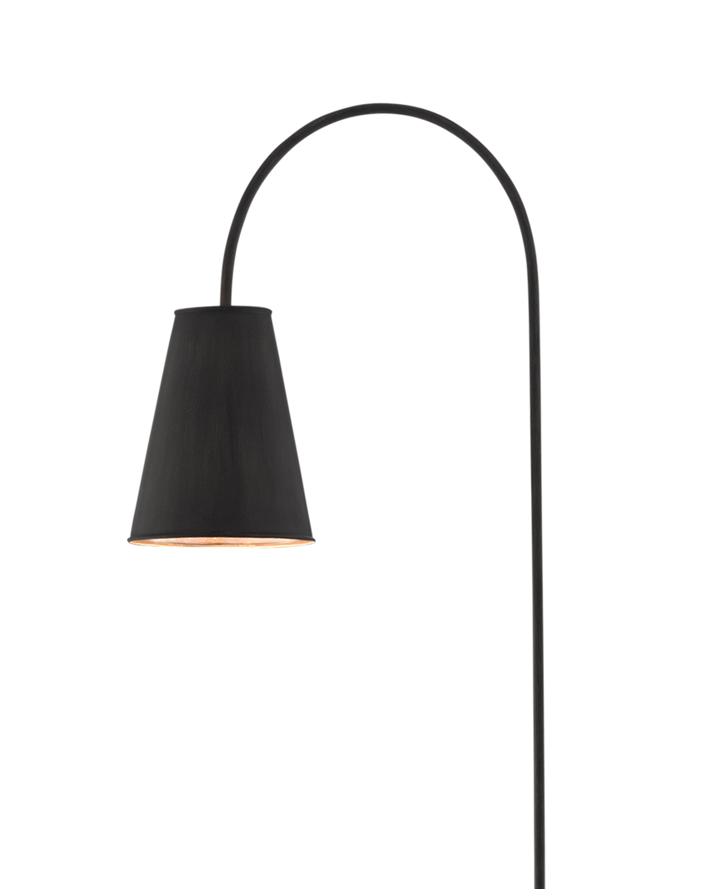 Currey & Co. Lotz Black Floor Lamp 8000-0070