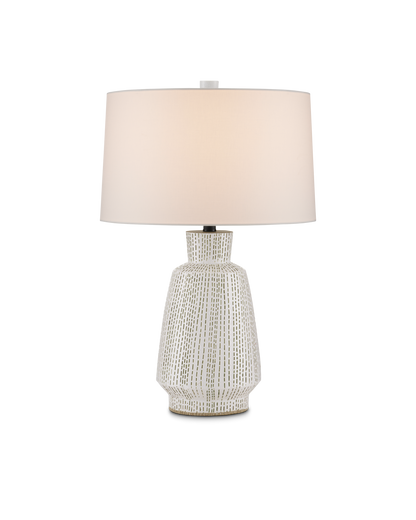 Currey & Co. Dash White Table Lamp 6000-0848