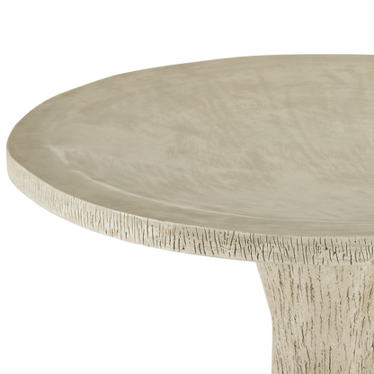 Currey & Co. Faux Bois Bird Bath 2200-0024