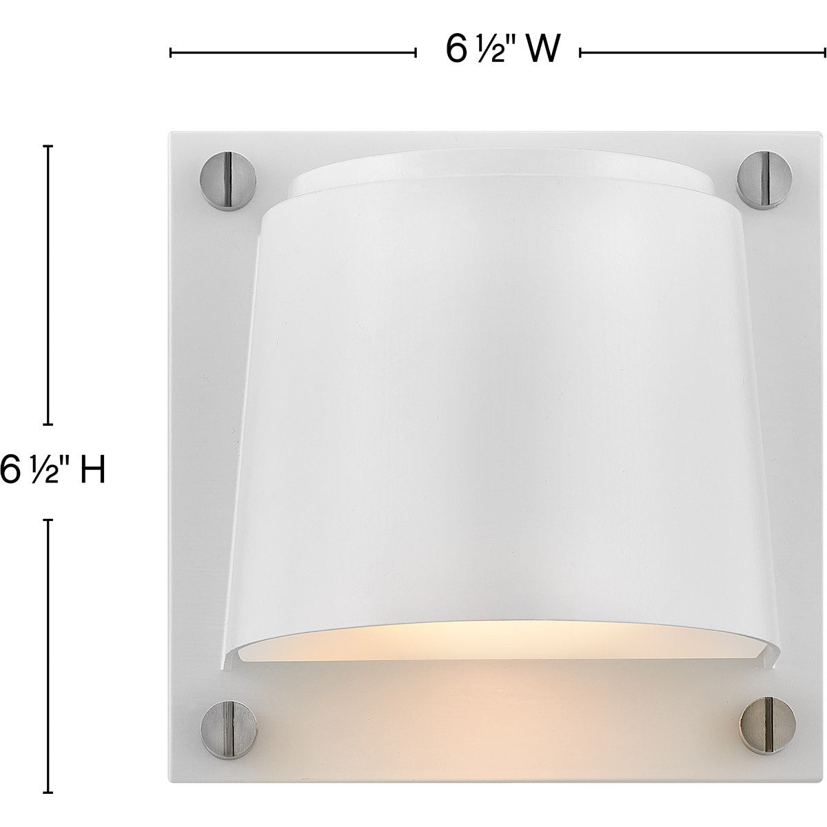 Hinkley Lighting Scout Small Wall Mount Lantern Satin White LED Bulb(s) Included 20020SW-LL