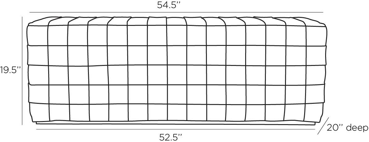 Arteriors Home Lakewood Bench 2052