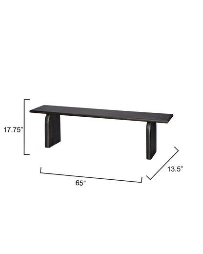 Jamie Young Arc Bench 20ARC-BEBK