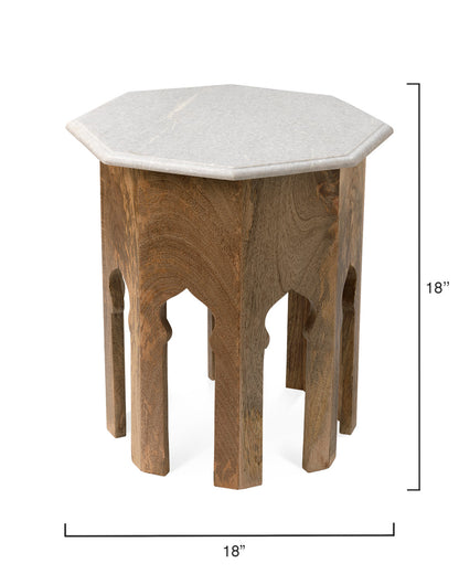 Jamie Young Atlas Side Table 20ATLA-STWH