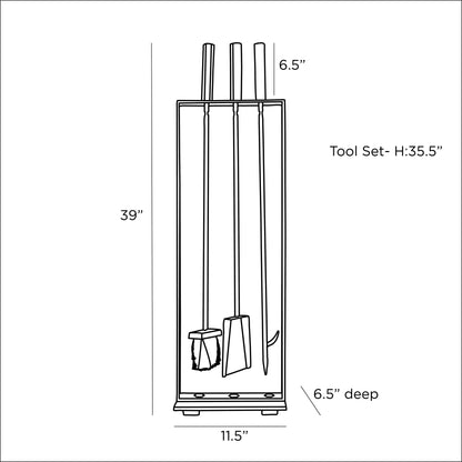 Arteriors Home Landt Fireplace Tool Set 2112