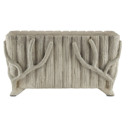 Currey & Co. Faux Bois Rectangular Planter 2200-0022