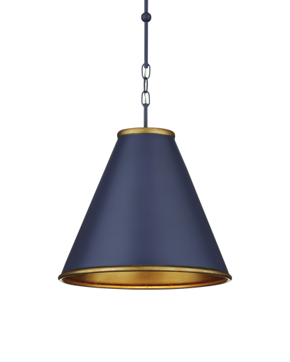 Currey & Co. Pierrepont Small Blue Pendant 9000-1102