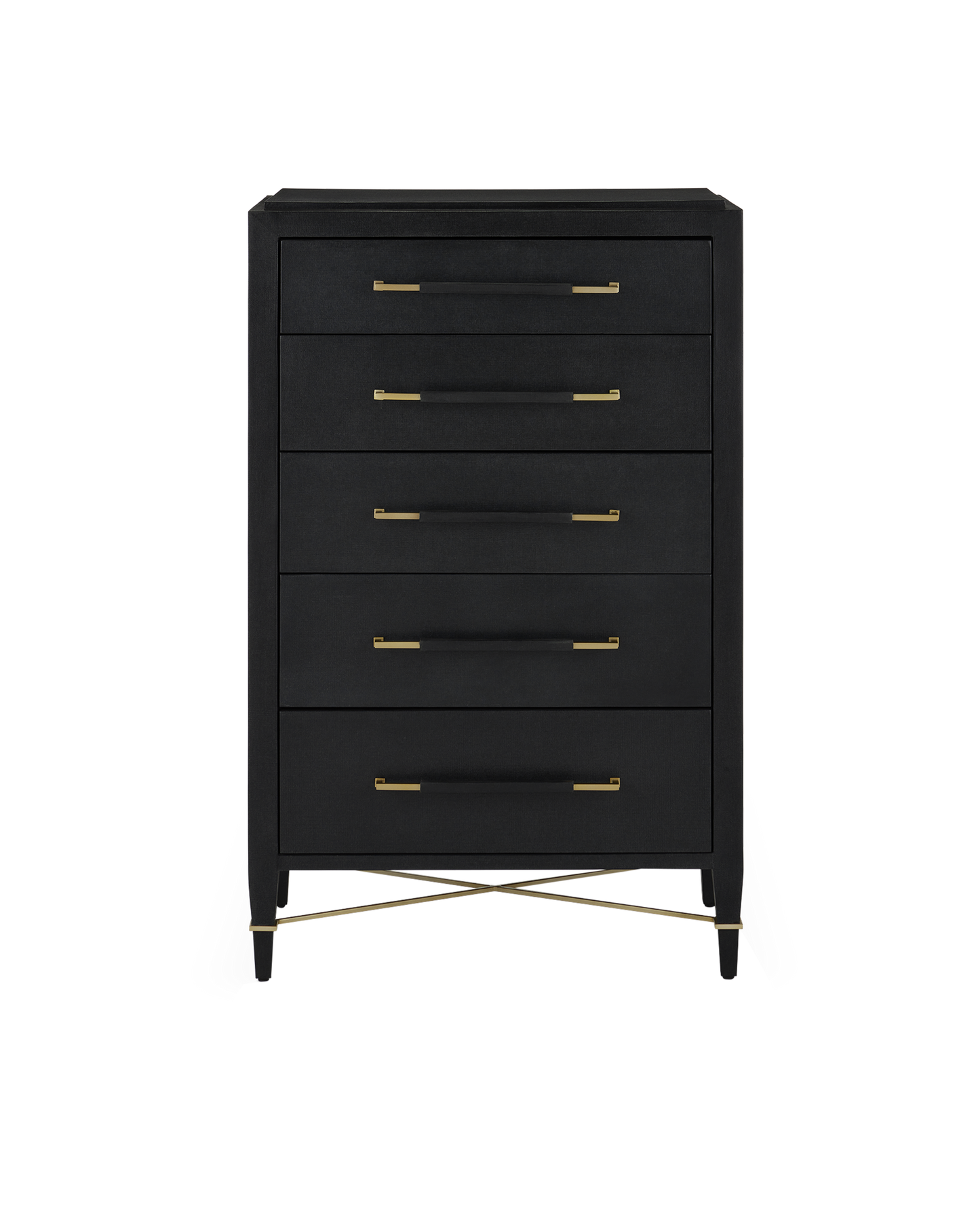 Currey & Co. Verona Black Five-Drawer Chest 3000-0248