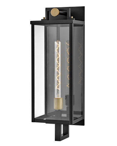 Hinkley Lighting Catalina Large Wall Mount Lantern in Black 23014BK