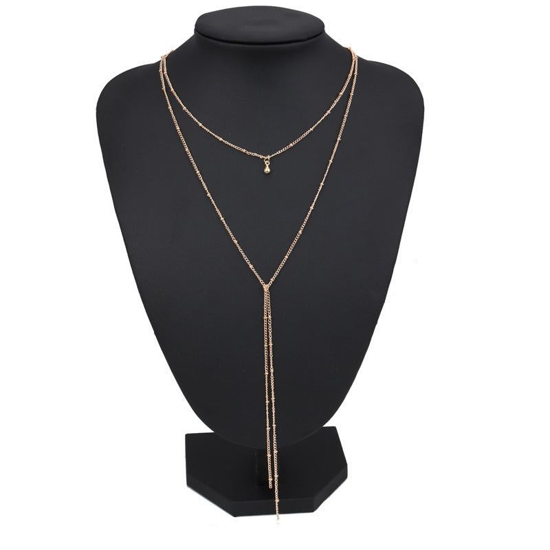 Dahlia Simple necklace retro clavicle necklace