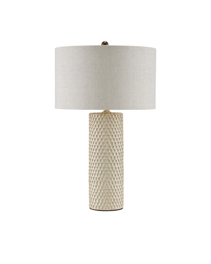 Currey & Co. Polka Dot Ivory Table Lamp 6000-0819