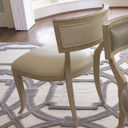 Global Views Klismos Chair Beige Leather 2428