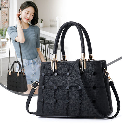 Dahlia Designer Rivet Handbag in 8 Colors