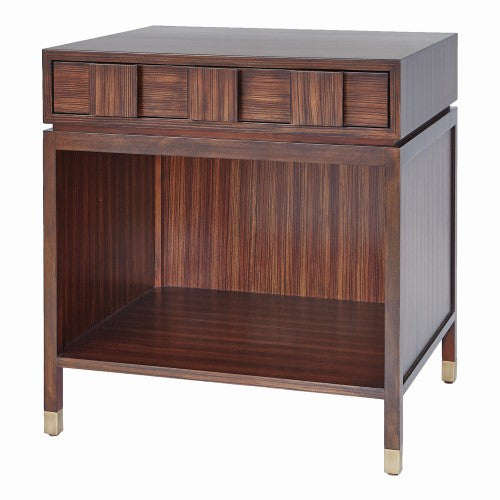 Global Views Quad Block Bedside Table 2559