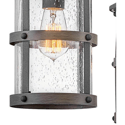 Hinkley Lighting Lakehouse Medium Single Tier Aged Zinc 2689DZ