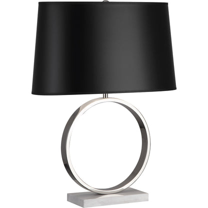 Robert Abbey  Logan Table Lamp in Polished Nickel Finish 2791B