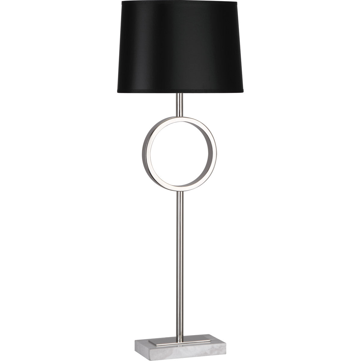 Robert Abbey  Logan Table Lamp in Polished Nickel Finish 2792B