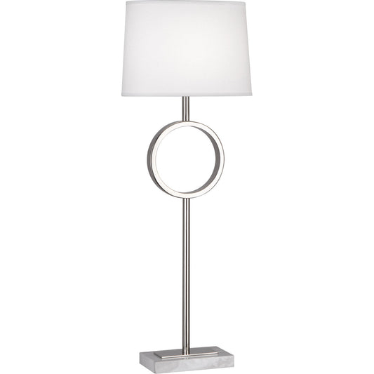 Robert Abbey  Logan Table Lamp in Polished Nickel Finish 2792