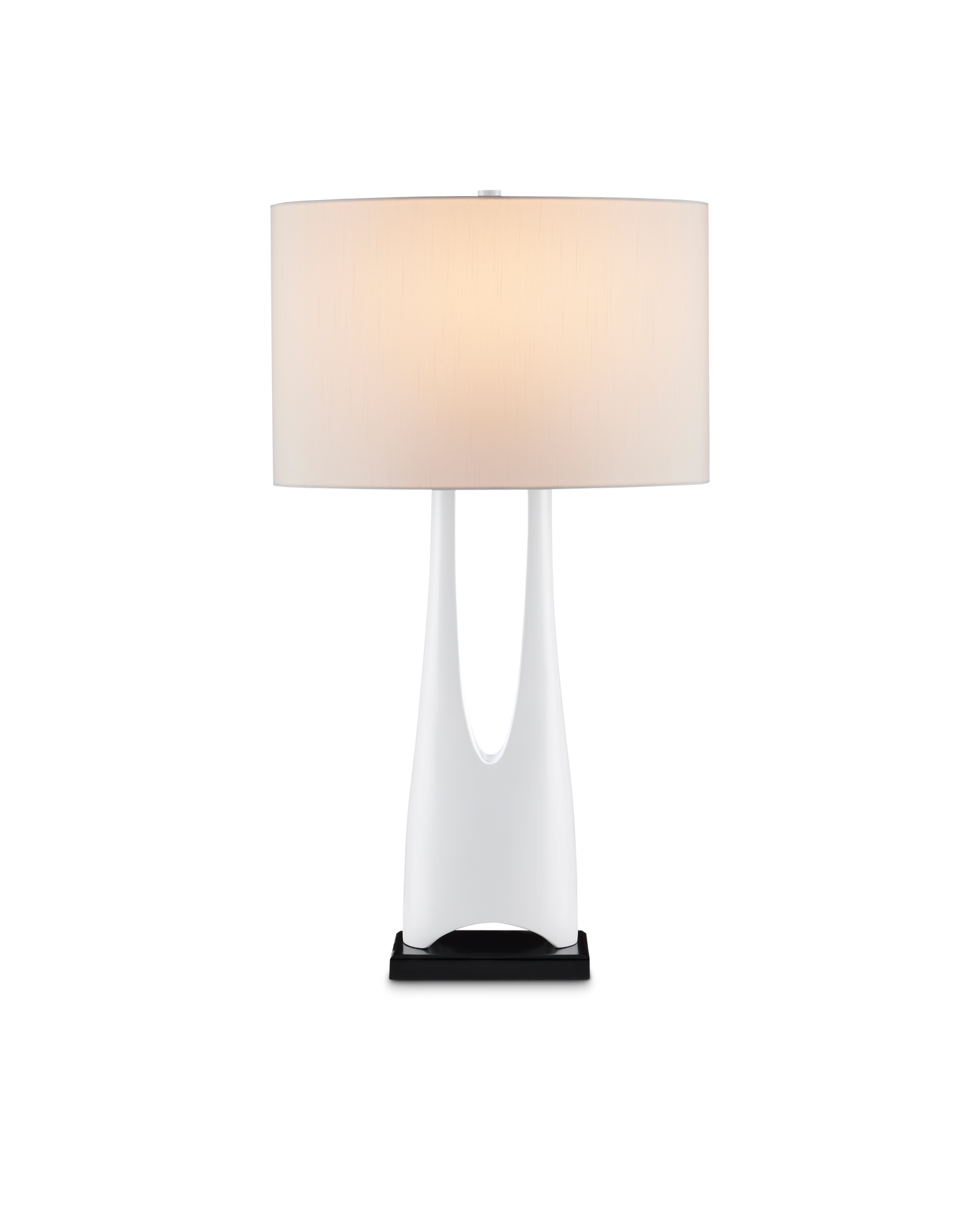 Currey & Co. La Porta White Table Lamp 6000-0853