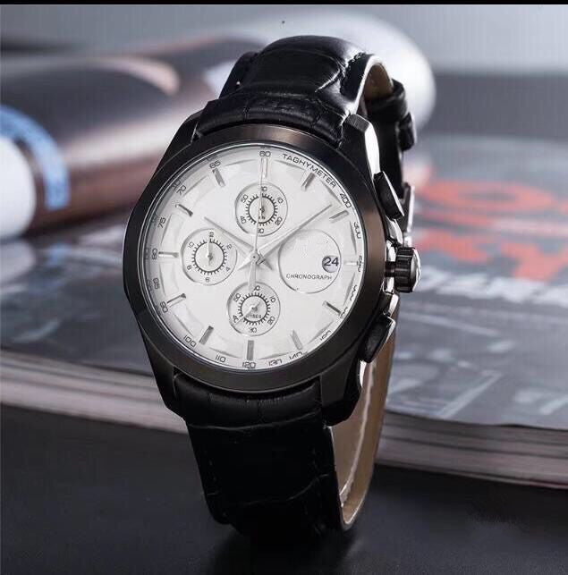 6-pin movement quartz men's watch