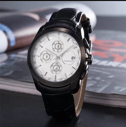 6-pin movement quartz men's watch