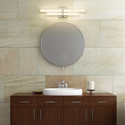 Z-Lite Zane 2 Light Vanity in Brushed Nickel 1008-25W-BN-LED