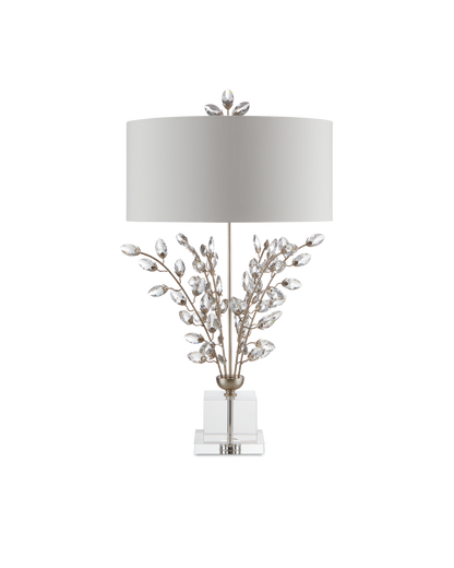 Currey & Co. Forget-Me-Not Silver Table Lamp 6000-0727