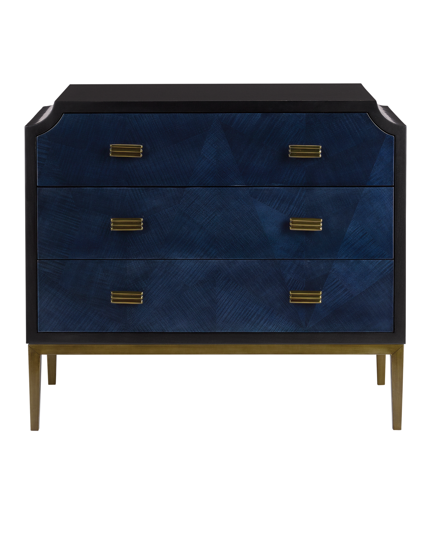 Currey & Co. Kallista Blue Chest 3000-0124