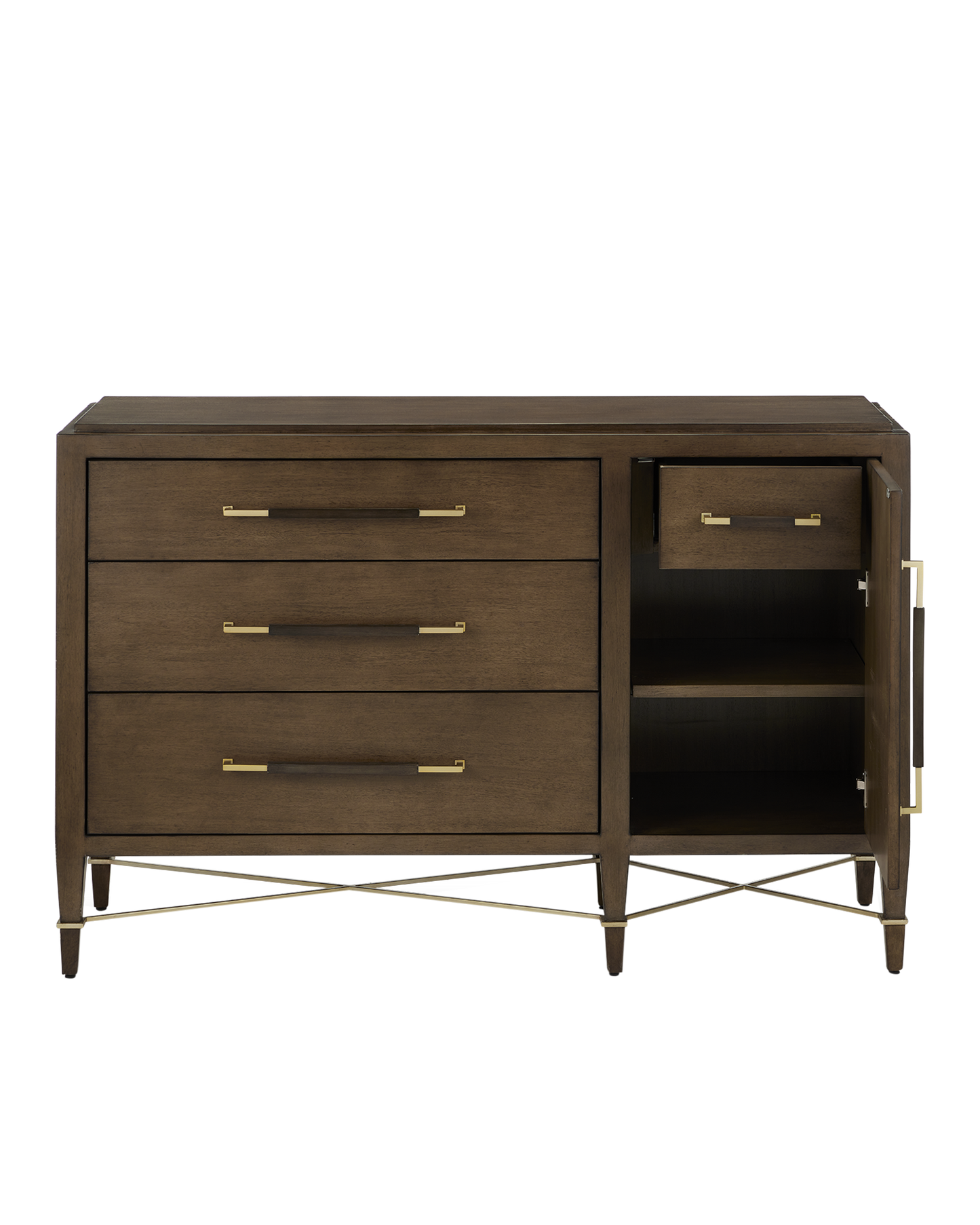 Currey & Co. Verona Chanterelle Three-Drawer Chest 3000-0251