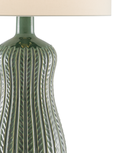 Currey & Co. Mamora Green Table Lamp 6000-0673