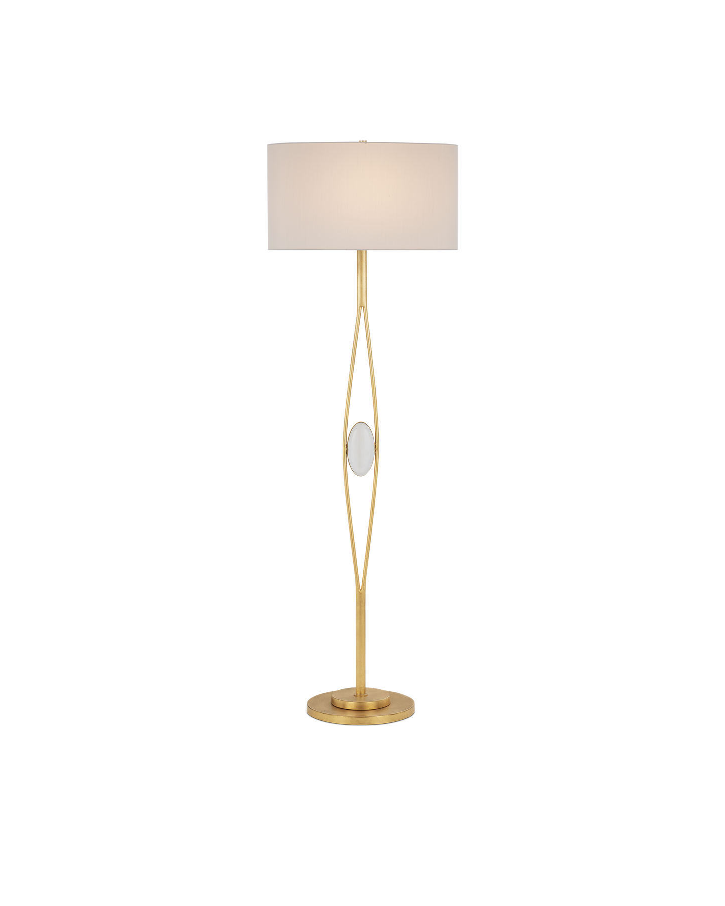 Currey & Co. Marlene Gold Floor Lamp 8000-0121